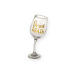Picture of WOBBLY WINE GLASS 420ML DRINK AGAIN